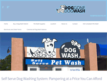 Tablet Screenshot of doggonedogwash.com